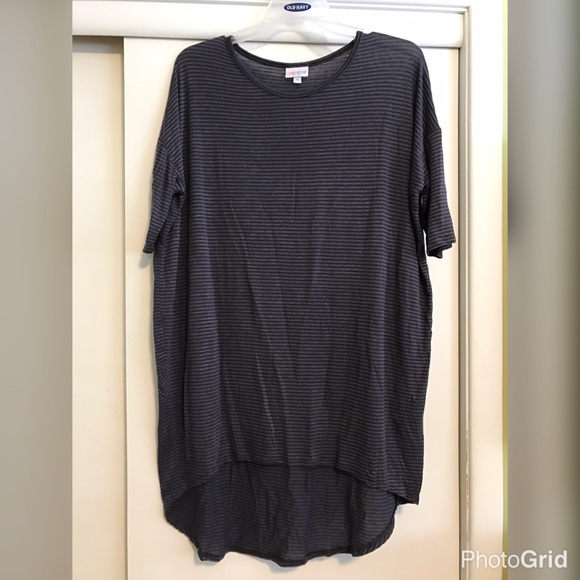 Lularoe Purple and Grey Irma