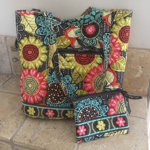 Medium Vera Bradley Tote with Matching Coin Purse