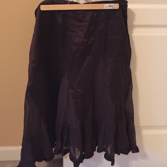Banana republic silk skirt size 14