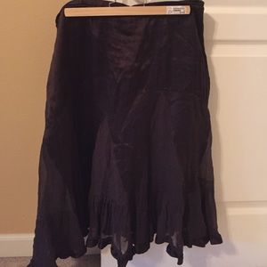 Banana republic silk skirt size 14