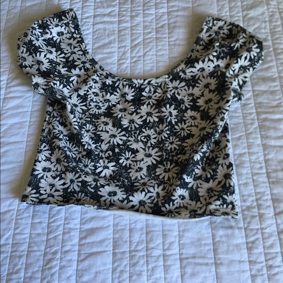 Floral crop top