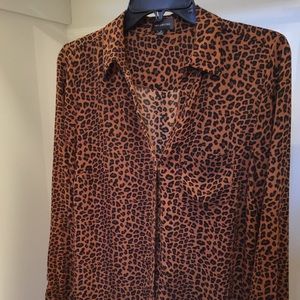 The Limited Leopard Ashton Blouse size Medium