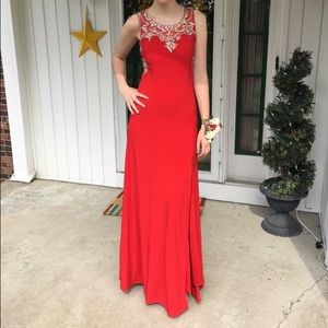 Red prom dress