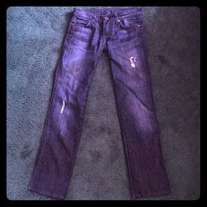 People's Liberation distressed skinny jean