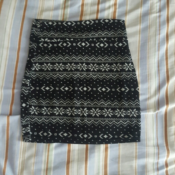 Bodycon sweater skirt