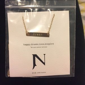 Jook and Nona gold dream necklace