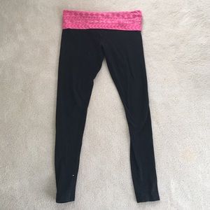 Fold over skinny leggings