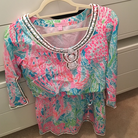 Lilly Pulitzer beaded dress