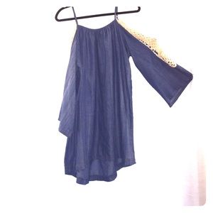 Umgee Blue Jean colored Dress/Top