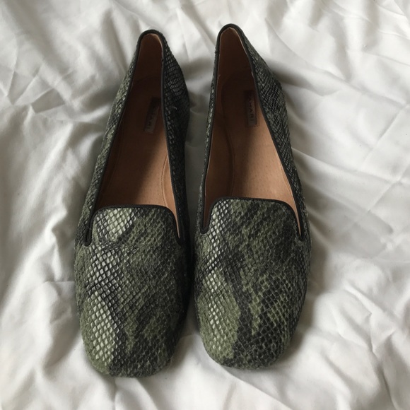 Tahari Snakeskin Flats
