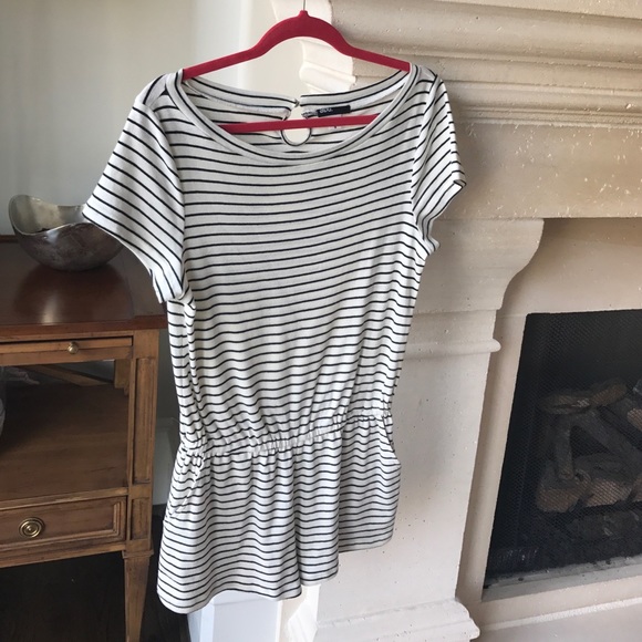 Tee shirt striped romper