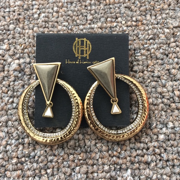 Authentic House of Harlow Hoop earrings