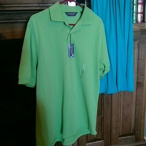 Mens Roundtree& Yorke polo pullover  L green sz: m