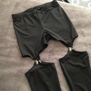 Forever 21 Cut Out Black Leggings// Never Worn