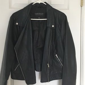 Black leather Moro jacket