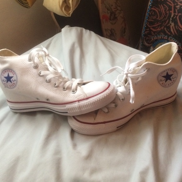 White Converse All Star Shoes
