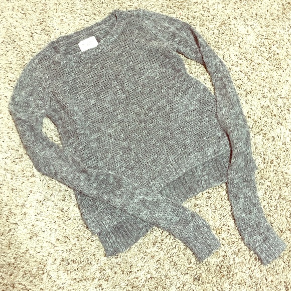 Grey Knit Abercrombie & Fitch Sweater