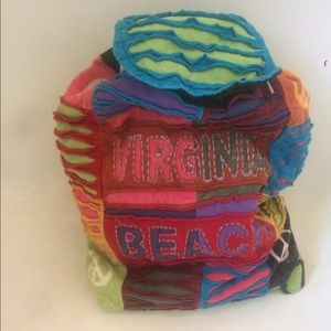 Boho Virginia Beach backpack