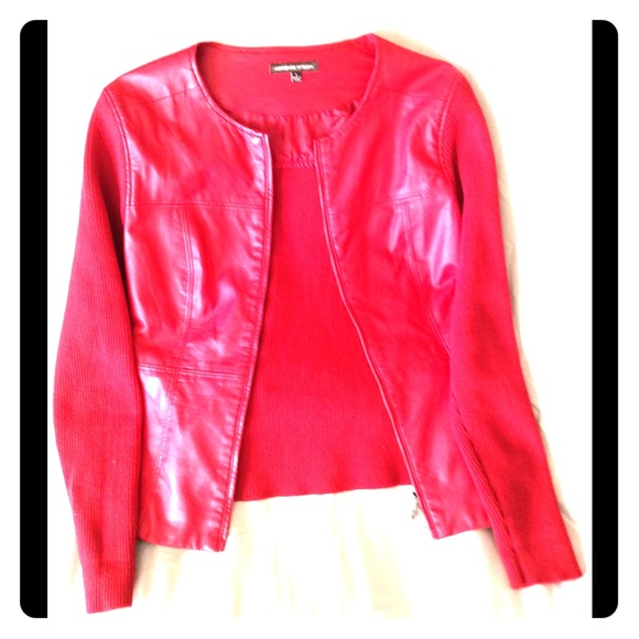 ADRIENNE VITTADINI  Zip Up Sweater Jacket