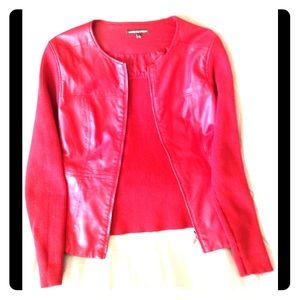 ADRIENNE VITTADINI  Zip Up Sweater Jacket