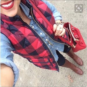 Buffalo Check Puffer Vest