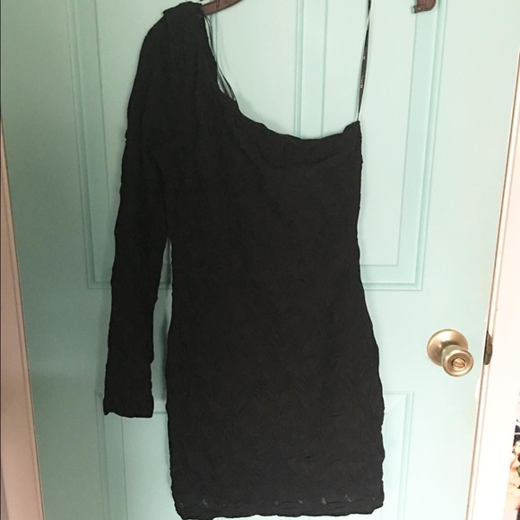 One sleeved dress