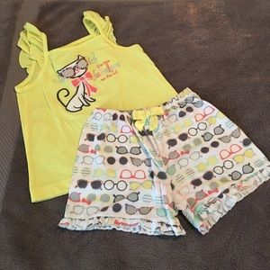Gymboree Cute Cat Pajamas. Size 5-6 little girl
