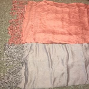 Pink or purple silky soft scarf!