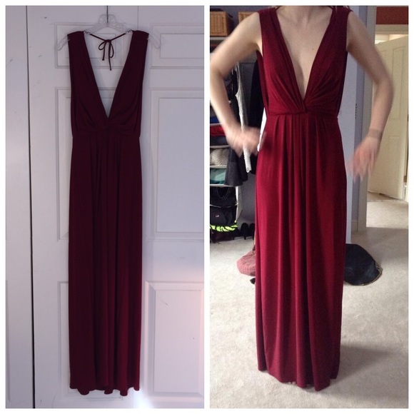 Asos Dark Red Gown