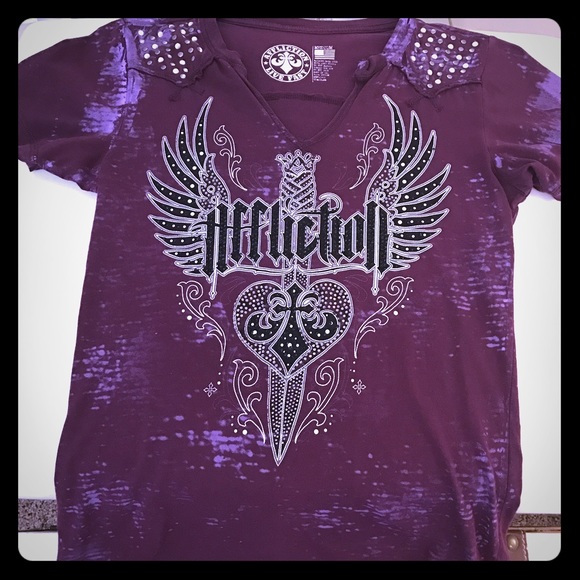 Affliction women's shirt M