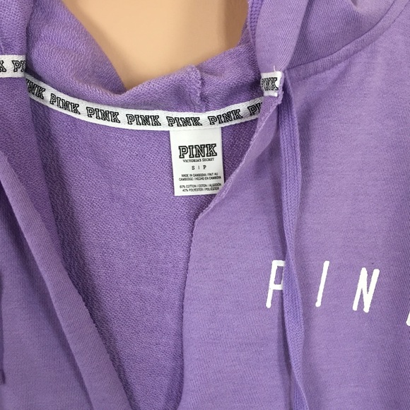 PINK oversized hoodie tunic - Picture 3 of 4