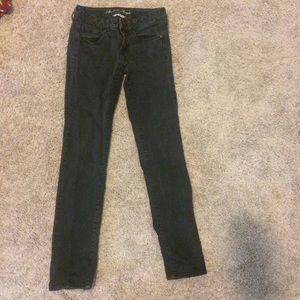 Black American Eagle Skinny Jeans