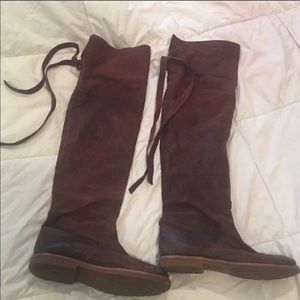 Frye over the knee boots