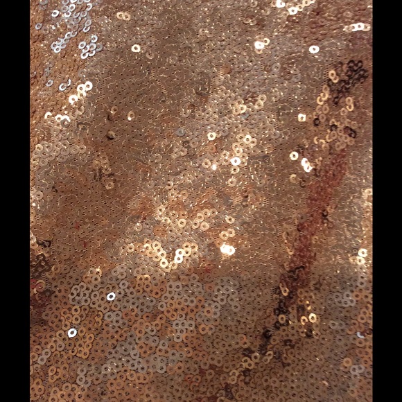 50x 50 Rose Gold Sequin Tablecloth