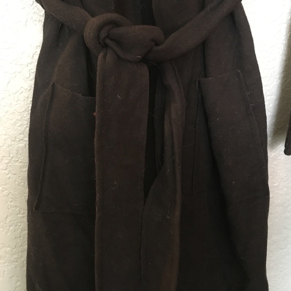 Brown sweater coat - Picture 3 of 3
