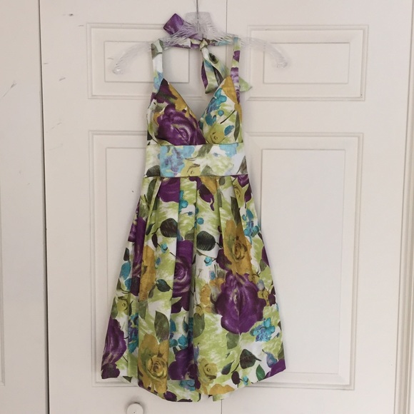 Charlotte Russe Formal Mini Halter Dress