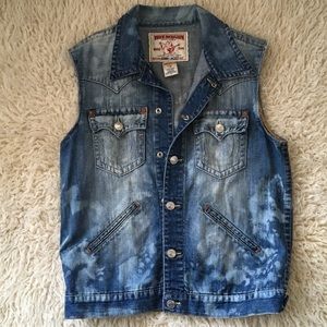 True Religion Denim vest