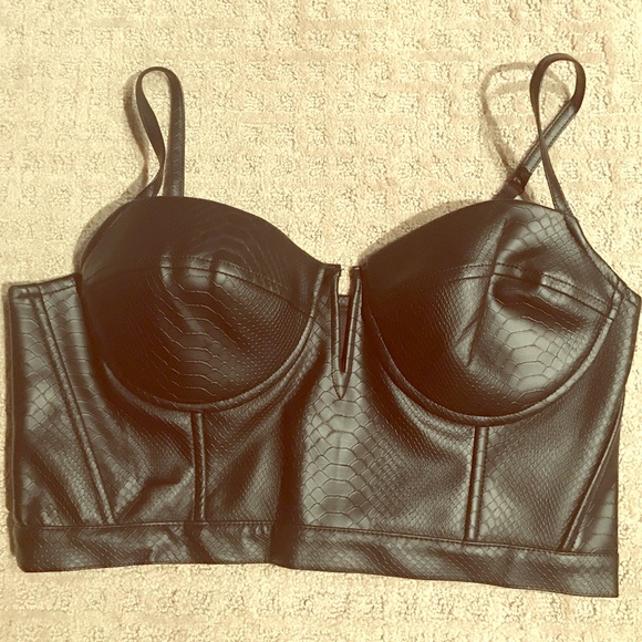 💥 Leather boustier!!💥