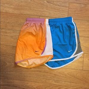 Lot of 2 Nike dri-fit shorts