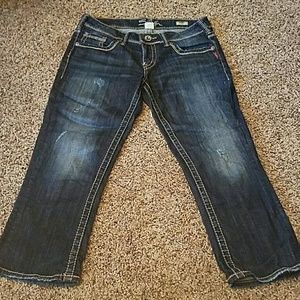 EUC.  Silver Aiko Capri.