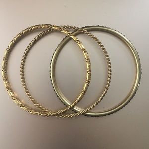 Gold bracelets