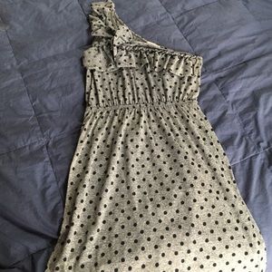 Anthropologie one shoulder dress