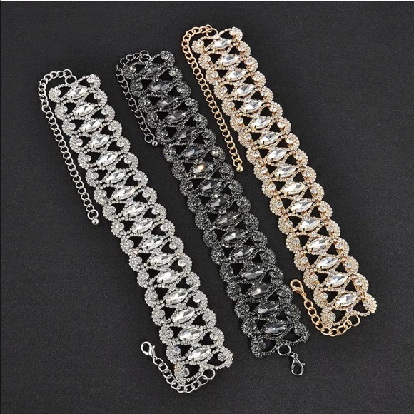 Black Crystal Choker - Picture 2 of 2