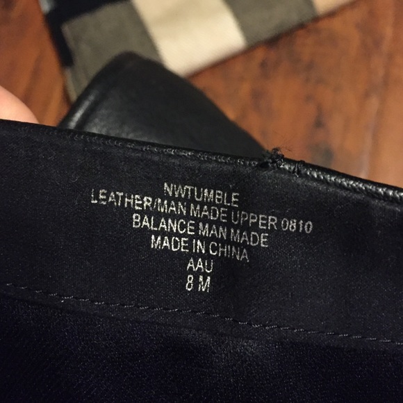 🚫SOLD🚫Black Leather Tall Boots with Silver Buckl - Picture 4 of 4