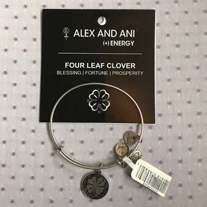 Four leaf clover Alex and Ani bracelet
