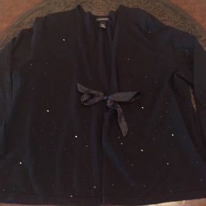 Plus size 22/24 sequins black sweater