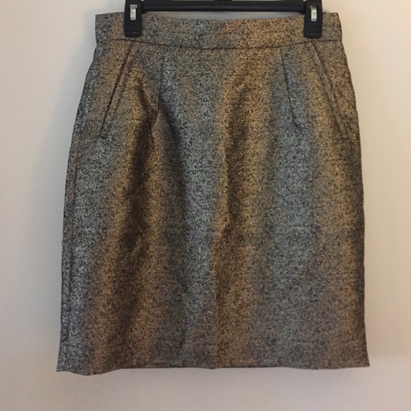 H&M Gold Sparkle Skirt