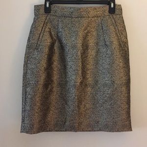 H&M Gold Sparkle Skirt