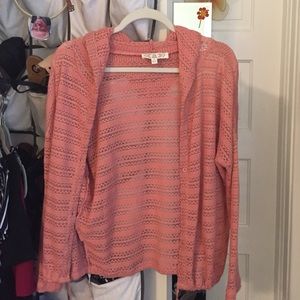 Pink rose cardigan