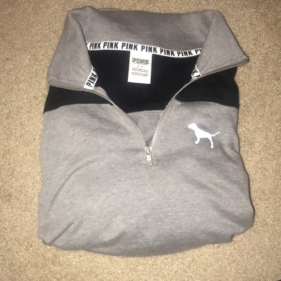 Pink Victoria's Secret gray pullover - Picture 4 of 4